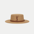 YSL Straw Fedora Hat