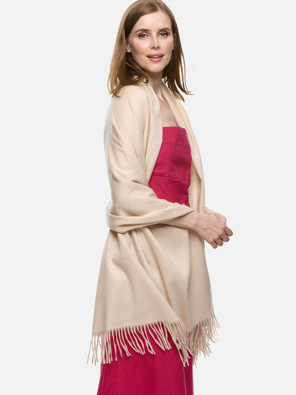 Almond Cashmere Wrap