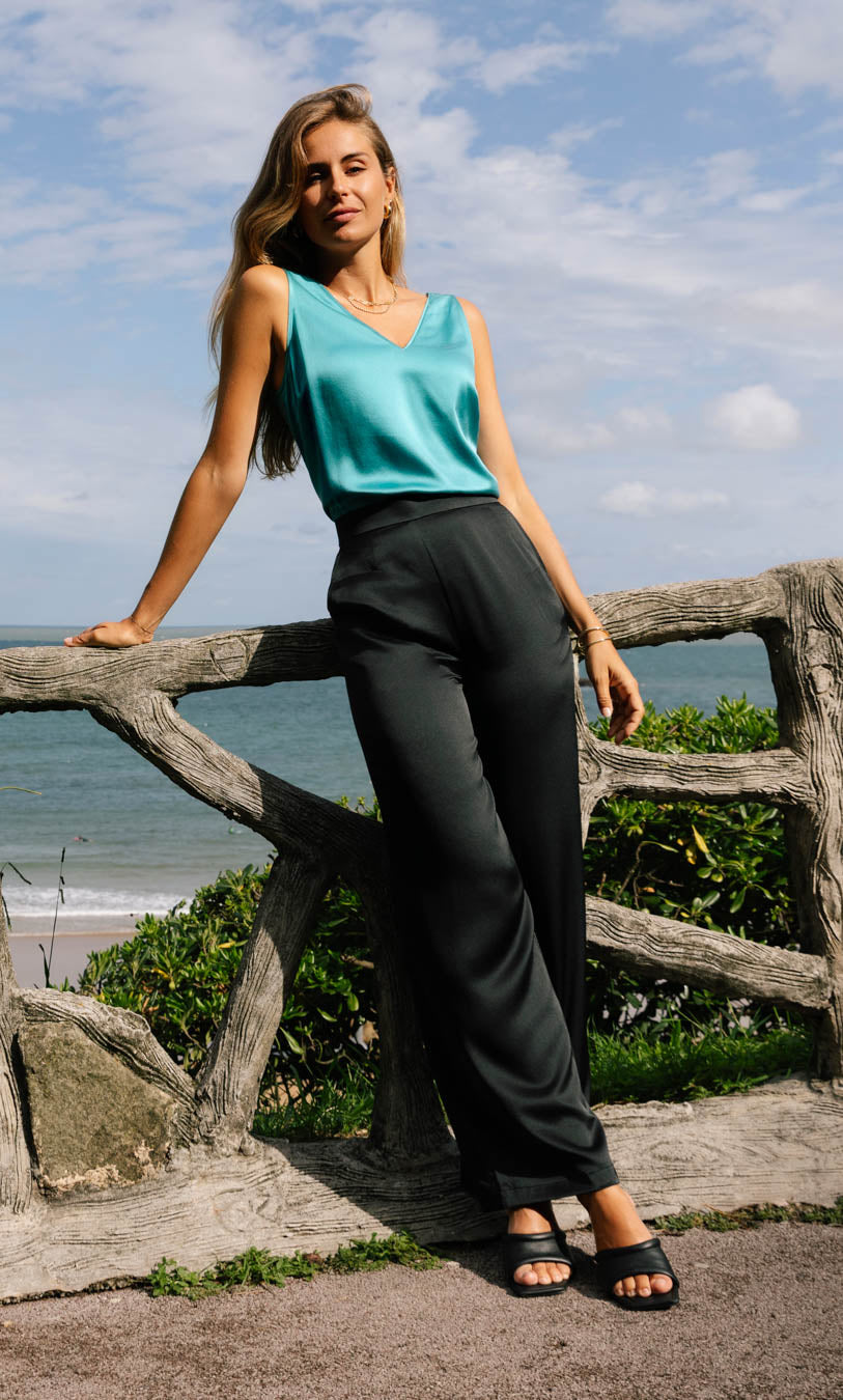 Amalfi Silk Tank