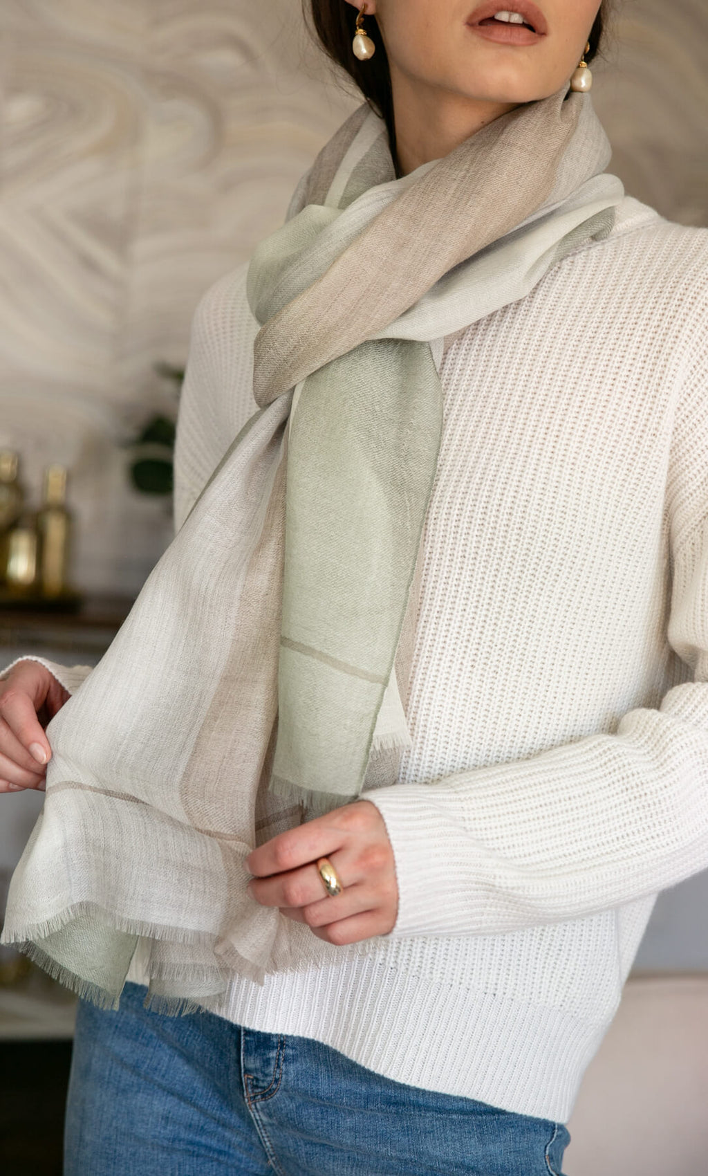 Aria Cashmere Wrap Scarf