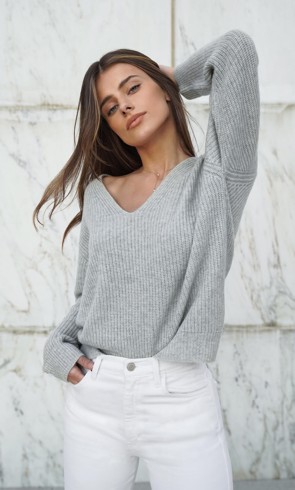 Como Cashmere Fisherman Sweater