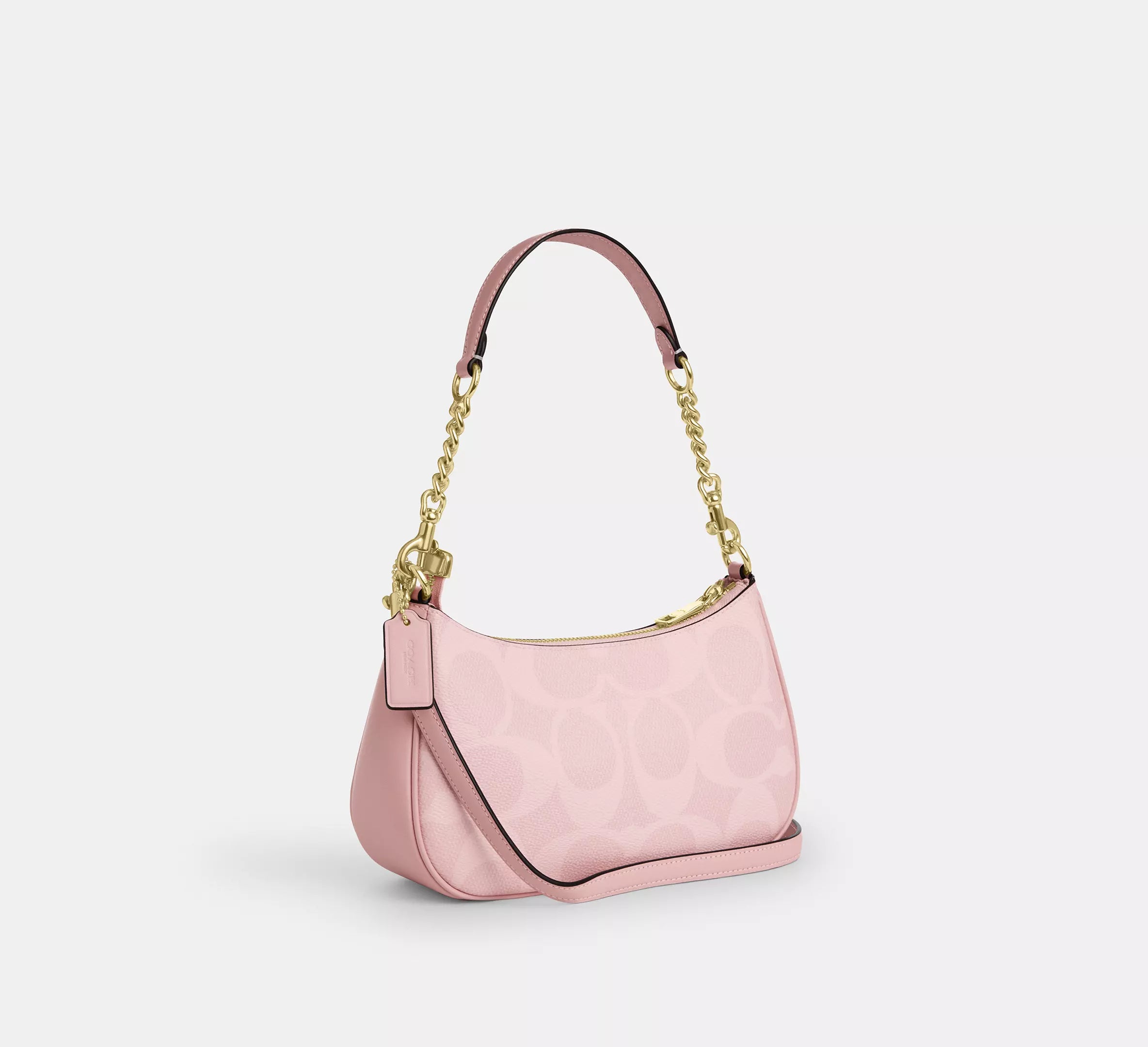 Coach Teri Shoulder Bag - White & Pink