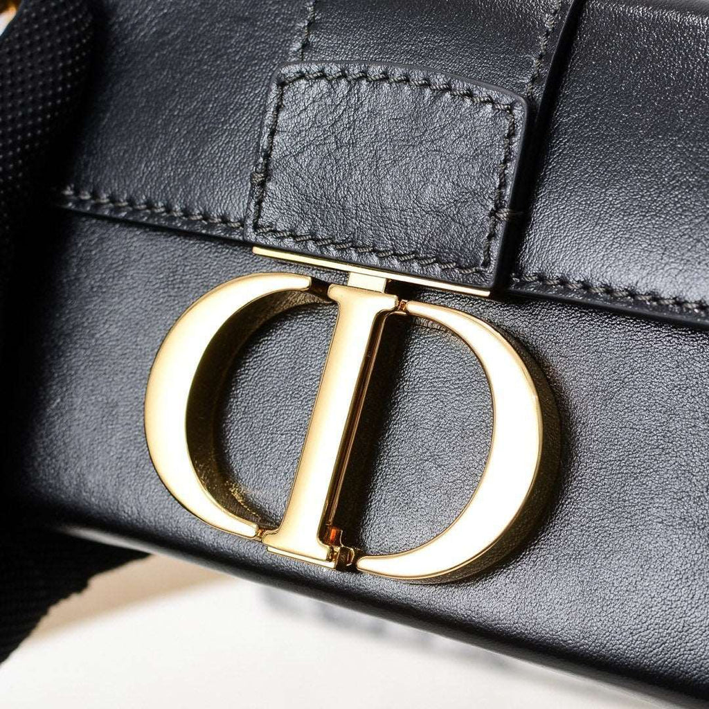 Dior 30 Montaigne Flap Shoulder Crossbody Bag with CD Clasp and Adjustable Leather Strap (24 x 17 x 8) cm
